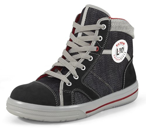 Elten, Sneaker Uomo Blu Jeansblau, Nero (Anthrazit), 45