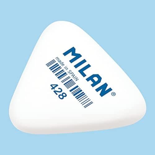 Confezione Da 28 Gomme Triangolari Spesse, Colore: Bianco