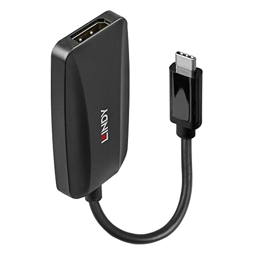 Lindy Cable Adaptateur Usb Type Vers Displayport 1.4 13Cm (Noir)