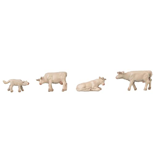 Faller- Set Di Statuette Con Mini Effetto Sonoro Mucche, Colore Multiplo, 272800
