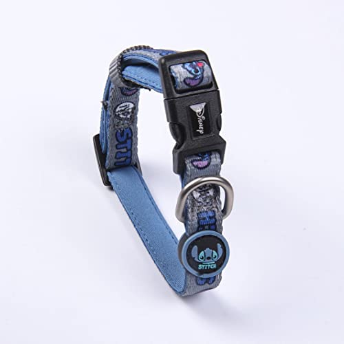 Collar Premium Para Perros S/M Stitch Dark Blue