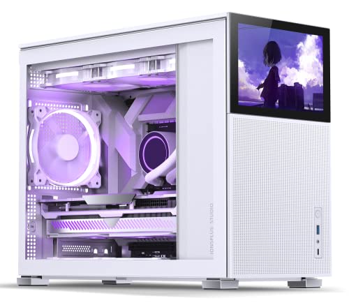 Jonsbo D31 Mesh Schermo Matx Gehäuse, Vetro Temperato - Bianco