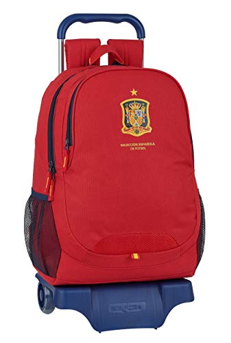 Spagnola Di Calcio, Rosso, Plumier Mochila, Astuccio Portapenne