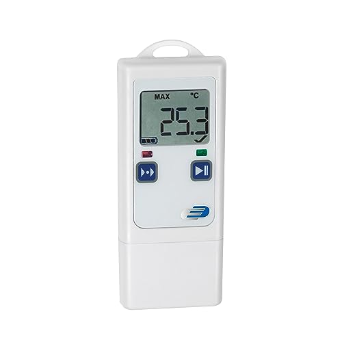 Tfa Dostmann Registratore Dati Digitale Log40 31.1065.02 Per Sensore Di Temperatura/Esterno Max/Min/Avg, Allarme, Memoria Per 40.000 Record, Interfacc