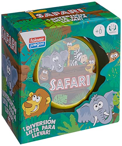 Falomir - Safari Set Da Tavolo, Multicolore (28412), Dai 6 Anni In Su.