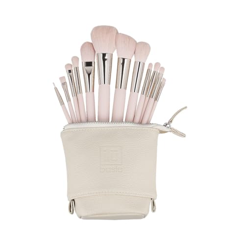Ilu Basic Mu Pink Makeup Brush 12Pcs Set