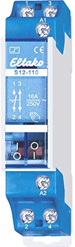Eltako, 1393713, Interruttore Latching 1S 1Nc 16A, 24Vac S12-110-24 V