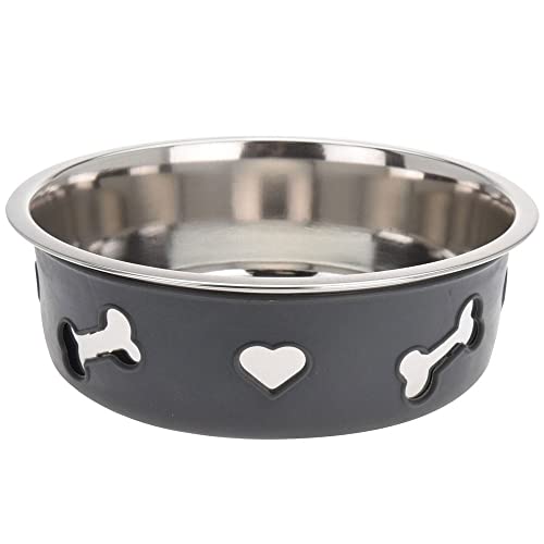Comedor Perros 21X7 Cm.Inox
