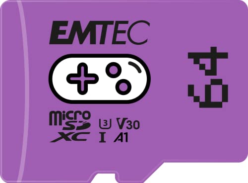 Microsd 64Gb 100/95 Gaming Vt Etc | Emtec Msd 64Gb Uhs-I U3 V30 A1 Gaming Pu