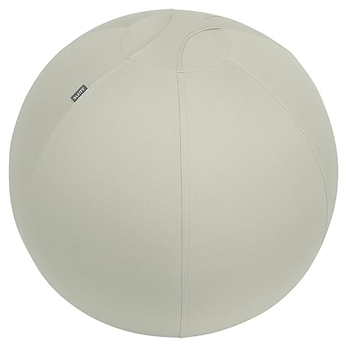 Leitz Ergo Active Sitting Ball Alternativa Alla Sedia Da Scrivania Dal Design Ergonomico, Rivestimento In Tessuto, Pompa D'Aria A Mano E 2 Tappini, Ga