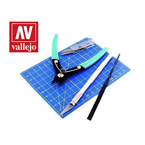 Av Vallejo Tools - Plastic Modelling Tool Set 9Pc