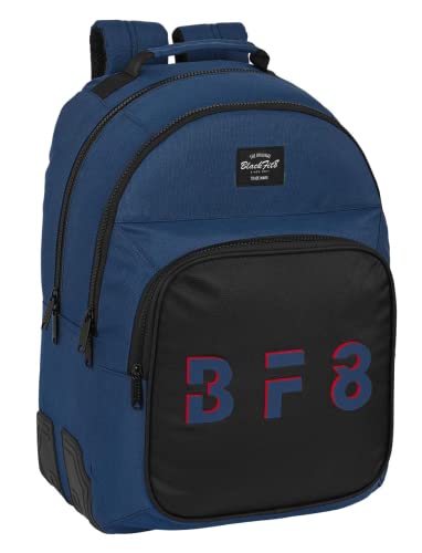 Safta - Zaino Doppio Adattatore Carrello Riciclato Blackfit8 Urban 32 X 42 X 15 Cm, Colore Multicolore (642245773)