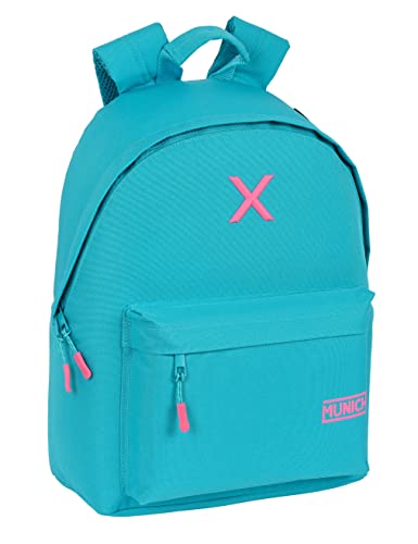 Safta Munich - Zaino Per Laptop Da 14,1", Ideale Per Giovani Di Diverse Età, Comodo E Versatile, Qualità E Resistenza, 31 X 16 X 41 Cm, Colore: Turche