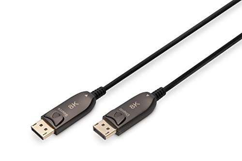 Assmann Digitus Dp Aoc Hybrid Lwl Kabel, Uhd 8K, St/St, 30M