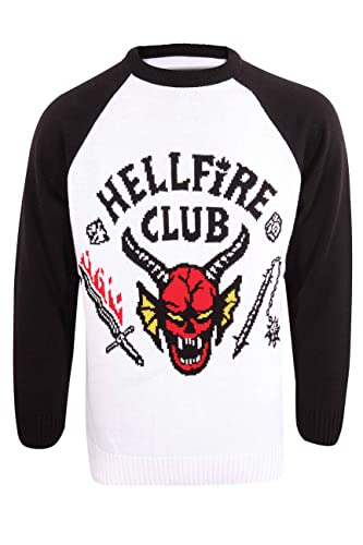 Stranger Things - Felpa Christmas Jumper Hellfire Club (M)
