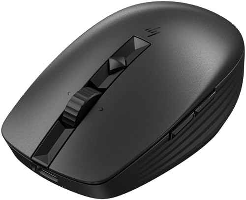 Hp 715 - Mouse - Multidispositivo, Ricaricabile - 2.4 Ghz, Bluetooth 3.0 6E6F0Aa