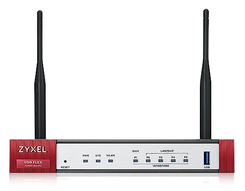 Zyxel Zywall Firewall 350 Mbps Vpn Consigliato Per Un Massimo Di 10 Utenti [Usg Flex 50Ax]