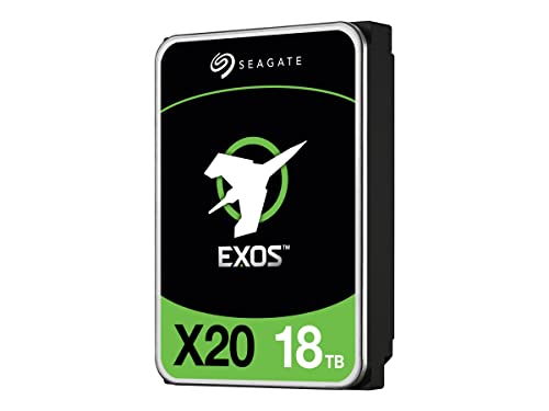 Seagate Exos X20, 18Tb, 3,5 Pollici 12Gb/S, 7200 Rpm, 2,5M Mtbf, 512E, 4Kn Fastformat, Disco Rigido Sas A Bassa Latenza Con Cache Avanzata (St18000Nm0