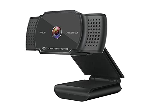Conceptronic Webcam Amdis 1080P Hd Webcam+Microphone Sw
