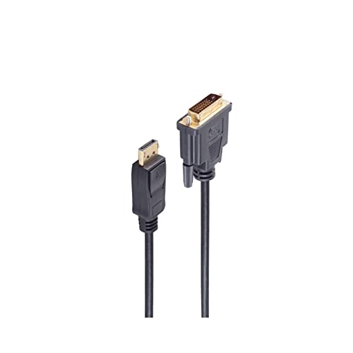 'Shiv Peaks Bs77495 – 1 Basic S Display Port "Dvi-D 24 + 1, Cavo 5 M Nero