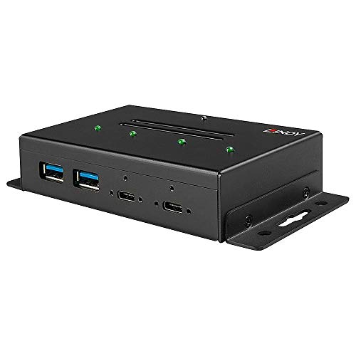 Lindy Hub Métal Usb 3.1 Gen 2 Type C 4 Ports