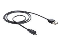 Delock Easy-Usb 2.0-A - Usb 2.0 Micro-B, 1M Cavo Usb Usb A Micro-Usb B Nero