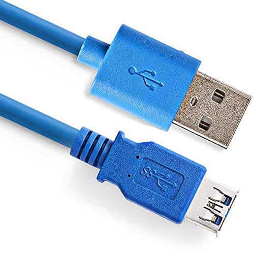 Delock Usb 3.0-A Male-Female - 5M Cavo Usb Usb A Blu