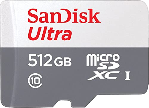 Sandisk Ultra Microsdxc 512Gb + Sd Adapter 100Mb/S Class 10 Uhs-I- Tablet Packaging