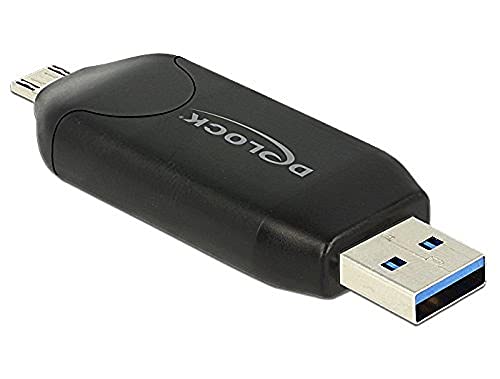 Delock Lector De Tarjetas Otg Micro Usb + Macho Usb 3.0 A