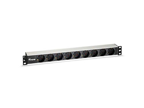 Equip 19" Steckdosenleiste 9Fach Black 1He