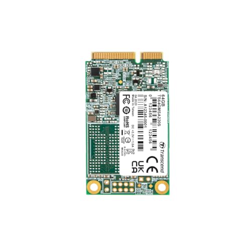 Transcend Ssd 64 Gb Msa220S Msata 3D Nand, Sata3