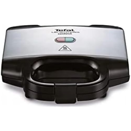 Tefal Ultracompact Sandwichera 700 W Negro, Acero Inoxidable