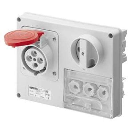 Wandsteckd. O.Geh.Hor. 3P+E 32A 400V 6H