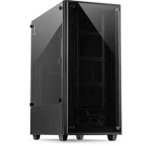 Inter-Tech Caja Pc C-303 Espejo, Atx, Pc, Metal, Vidrio Templado,