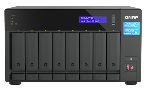 Memorizzazione In Rete Nas Qnap Tvs-H874T-I7-32G Nero
