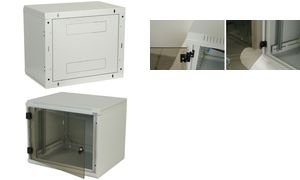 Triton Rba-09-As6-Cax-A1 Armario Rack 9U Bastidor De Pared Blanco