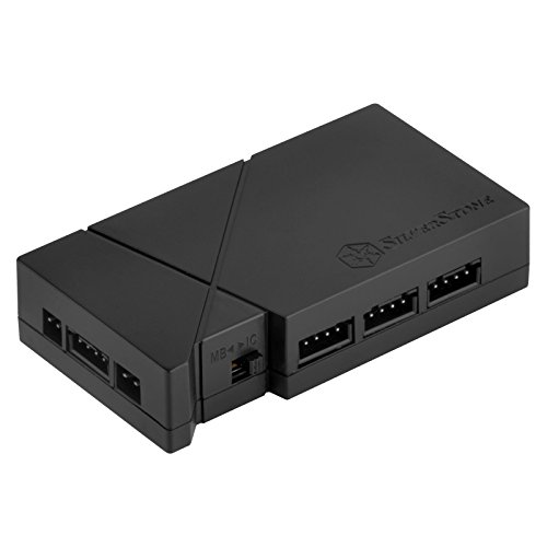 Silverstone Sst-Lsb01 - Set Di Illuminazione Con Hub Rgb, 2 Strisce Di Led Da 300Mm 5050 Rgb, 2 Prolunghe Da 300Mm M/F E Cavo A Y Rgb A 4 Pin, 1 Cavo