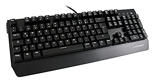 Lc-Power Lc-Key-Mech-1 Tastiera Usb Qwertz Tedesco Nero