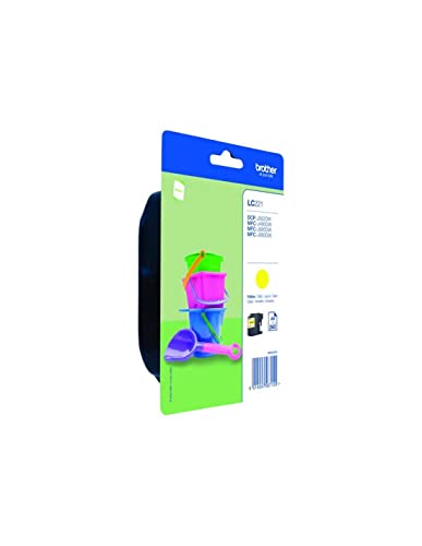 Cartucho Original Brother Lc221 Amarillo - Lc221Y [Ml-3.9][Pag-260] - Producto Caducado