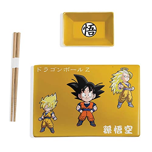 Just Funky - Set Di Sushi Con Bacchette Dragon Ball Z, Stile Chibi
