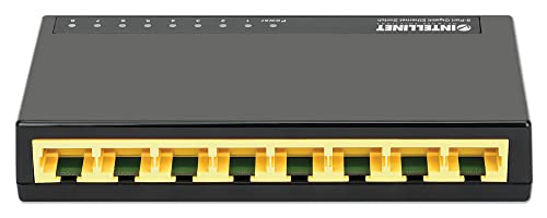 Intellinet Desktop 8-Port Gigabit Ethernet Switch Negro