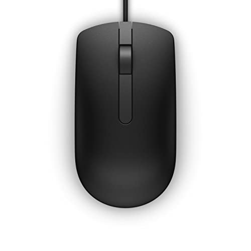 Dell Kit Mouse, Usb, 2 Buttons, Optical, Black, Logitech, 0Vvxj8 (Optical, Black, Logitech, Ms116, Ambidextrous, Optical, Usb Type-A, 1000 Dpi, Black)