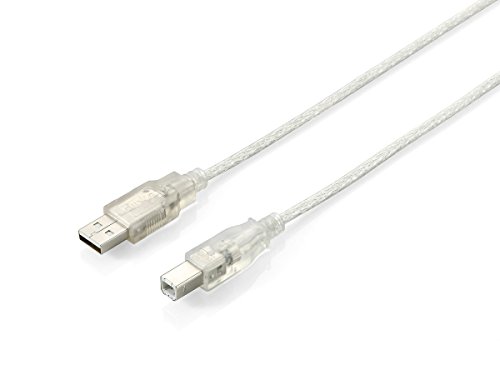 Usb Cable Equip Usb2.0 Typ A - Typ B St/St 1,80M Silver [128650]