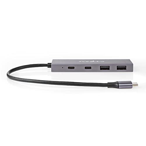 Nedis Usb-Hub 1X Usb-C™ 3.2 Gen2-2X Usb-A 3.2 Gen2, 2X Usb-C™ 3.2 Gen2, Porta(E) A 4 Porte, Usb 3.2 Gen2, Stromversor