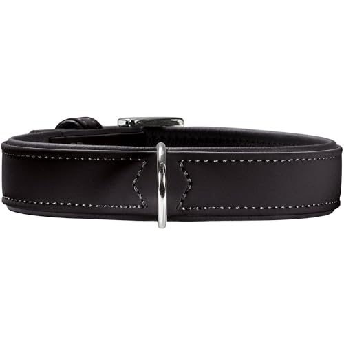 Hunter Collare Softie In Finta Pelle, 50, Nero (Nero)