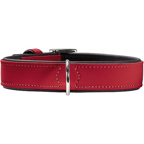 Hunter Collare Softie In Finta Pelle, 45, Rosso (Rosso/Nero)