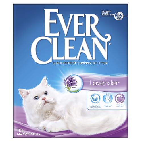 Ever Clean Lettiera Agglomerante Lavanda, 10.Litri, Profumata