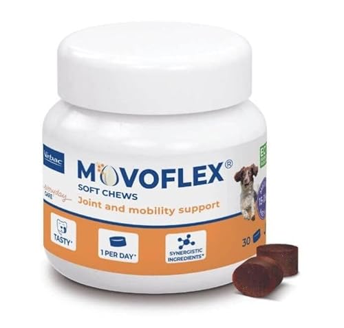 Movoflex Soft Chews | 30 Pezzi | Per Cani Da 15 Kg A 35 Kg | Alimento Complementare Per La Salute Delle Articolazioni | Per Mantenere Le Strutture Art