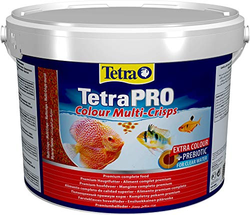Tetra Pro Colour Multi-Crisps 2100G - Mangime Completo Di Qualità Superiore Con Valori Nutrizionali Eccellenti, Concentrato Di Pigmenti Extra Esalta L