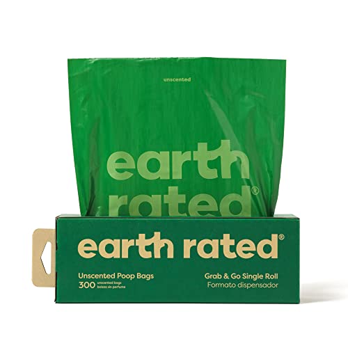 Earth Rated - Sacchetti Igienici Per Cani - Sacchetti Per Escrementi Animali A Prova Di Perdite Extra Spessi, Ottimi Per Raccogliere In Giardino - Rot